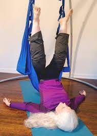 Installing a yoga inversion swing. Legs Up The Yoga Swing Inversion Yoga Swings Trapeze Stands Since 2001