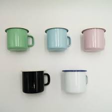 Emaille tassen eignet sich optimal als outdoortassen für camping, zum wandern oder trekking, auf reisen oder für sonstige abenteuer. Emaille Becher 8 Cm Mint 7 50