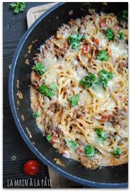 One Pot Pasta A La Viande Hachee La Main A La Pate Recette Recette Avec Viande Hachee Viande Hachee Repas Viande Hachee