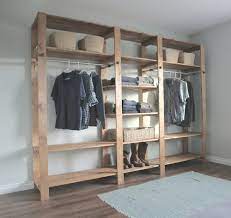 Easy to customize for your needs. Wood Closet Shelving Ana White