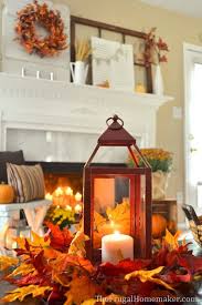I adore decorating with lanterns! 59 Fall Lanterns For Outdoor And Indoor Decor Fall Mantel Decorations Fall Lanterns Fall Centerpieces Diy
