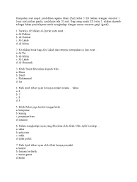 Check spelling or type a new query. Contoh Soal Pg Pendidikan Agama Islam Belajar Bareng