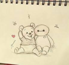 Bff heart cute kawaii drawings bff drawings easy t bff. Pooh And Baymax Friendship Drawing Easy Drawing Simple Drawing Cute Best Friend Drawings Drawings Of Friends Friendship Sketches
