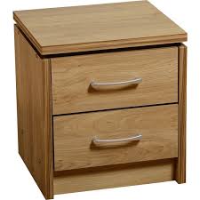 2 drawer oak bedside table. Seconique Charles 2 Drawer Bedside Table In Oak Furniture123