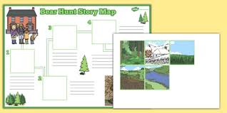 Please note this resource is unofficial and has been designed using original elhq artwork. Bear Hunt Story Map School Closure Activity For Kids