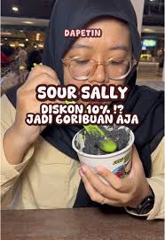 Sour sally beli di tiktok lebih murah. Caranya tinggal klik tag lokasi di  pojok kiri bawah video ini, pilih vouchernya, bayar dan langsung aja  tunjukin barcodenya ke kasir outlet terdekat! ...