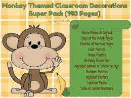 Mrs Mcginnis Little Zizzers Monkey Classroom Decorations Classroom Decorations Classroom Classroom Themes