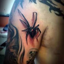 Black spider tattoo on arm. 125 Great Spider Tattoos Meanings Wild Tattoo Art
