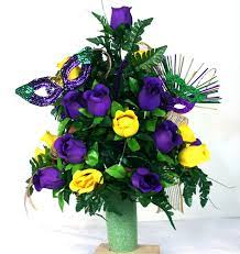 Maybe you would like to learn more about one of these? Beautiful Mardi Gras Purple And Yellow Roses 3 Inch Cemetery Vase Flower Arrangement Cemetery Flowers Flower Vase Arrangements Flower Arrangements