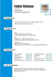 Cv Template Bahasa Indonesia Resume Format Creative Cv Template Desain Cv Cv Kreatif