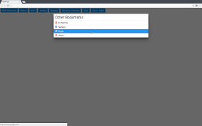 Bookmarks menu on toolbar does not show the same bookmarks as those displayed from bookmarks sidebar. Bookmark Tab