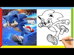Sonic is arguably one of the best known video game character of all time. How To Draw Sonic The Hedgehog 2020 Run The Movie Youtube