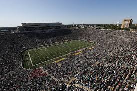 That's the first order of business for the latest edition of the uni watch college football season preview, where we run down all the uniform changes and related. Wholehogsports Notre Dame Ad Home Football Games Won T Be At Capacity In 2020