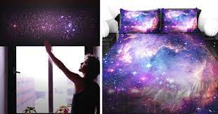 Our space and galaxy wall mural collection offers unique, out of this world home décor that's sure to elevate the style of any room in your home. 55 Space Themed Interior Design Ideas That Bring The Stars Into Your Home Bored Panda