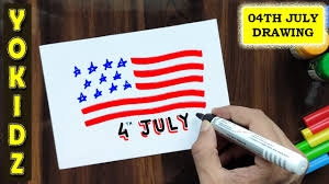 See more ideas about 4th of july, july, coloring books. Fourth Of July Drawings Easy Independence Day Drawing Us Flag Drawing Video Youtube