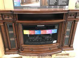 Home | fireplaces & accessories | electric fireplaces. Well Universal Electric Fireplace And Media Console Costco Weekender