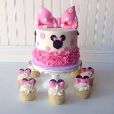 Bizcocho De Mickey Mouse Redondo Minnie Mouse Cake And Cupcakes Minnie Mouse Birthday Cakes Minnie Mouse Baby Shower Minnie Mouse First Birthday