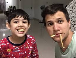 Makin Dekat, Ini Keseruan Stuart Collin dengan Putra Risty Tagor