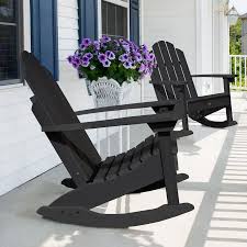 Outdoor Highwood Usa Classic Westport Adirondack Rocking Chair Ad Roccw30 Bke Adirondack Rocking Chair Rocking Chair Patio Furniture