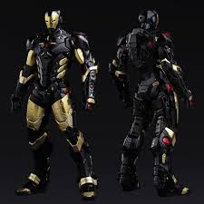 Black And Gold Iron Man Action Figure Marvel Now Re Edit 06 Iron Man Black X Gold Figure Iron Man Iron Man Suit Marvel Iron Man