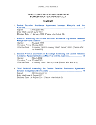 The double taxation agreement signed between malaysia and australia became applicable starting with 1981 (june, 26). Http Www Hasil Gov My Pdf Pdfam Australiadta 24082016 Pdf