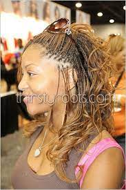 Divide the hair into three. Micro Braids Maintenance