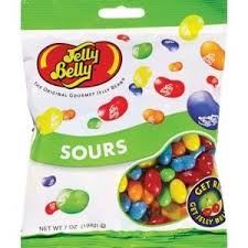 They are also smaller, have a more intense flavor than traditional beans and are made in exotic flavors and by single only 4 calories per bean and over 400 beans are in per pound. Jelly Belly Gourmet Jelly Bean Sours Gourmet Jelly Beans Jelly Beans Gum Flavors