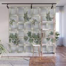 Paper craft, party invites, digital scrapbooking. Art Deco Glass Partition Wall Mural By Vannina Society6