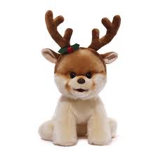 Boo With Reindeer Antlers 9 Plush Pomeranian Dog 4043147 Gund Nwt Gund World Cutest Dog Teddy Bear Stuffed Animal Dog Christmas Gifts
