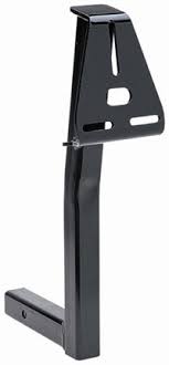 Fulton's economy spare tire carrier bolts the tire to the trailer tongue.fits wheels: Front Mount Receiver Spare Tire Carrier U Haul
