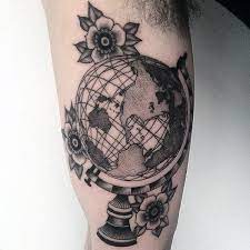 When it comes to these tattoos, there are numerous styles you can go with. 80 Globe Tattoo Designs For Men Traveler Ink Ideas