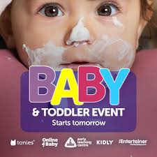 Our Baby & Toddler event starts tomorrow! 👶 Save