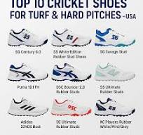 Top 10 cricket shoes for turf and hard pitches