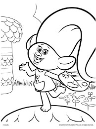 Select from 32494 printable crafts of cartoons, nature, animals, bible and many more. Trolls Harper Coloring Page Crayola Com