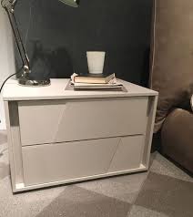 Tomasella Kross Bedside Cabinets With Glass Drawer Fronts Bedside Table Design Bedroom Furniture Design Bedside Cabinet Modern