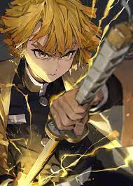 The boy tanjirō kamado grows up as the eldest son of a charcoal burner. Zenitsu Fond D Ecran Nawpic