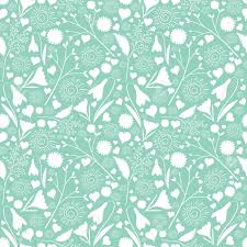 Maybe you would like to learn more about one of these? White Flower Pattern Vector Seamless On Mint Green Background Floral Print For Spring Cards Girl Female Design Wedding Invitation Save The Date Baby Or Bridal Shower Royalty Free Cliparts Vectors And Stock