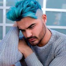 Pin By Serena Soutar On Hair Blue And Teal Mens Hair Colour Men Hair Color Mens Hair Color Ideas