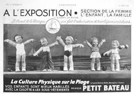 La Culotte Petit Bateau Recoit Le Grand Prix De L Exposition Internationale De Paris Marinettes De Beatri Culotte Petit Bateau Petit Bateau Plage Enfants