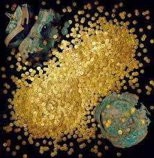 Daily Timewaster The Trier Gold Hoard Is A Hoard Of 2516 Gold Coins With A Weight Of 18 5 Kg Found In Trier Ge Gold Coins Ancient Coins Gold And Silver Coins