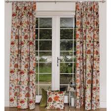 Aspire homeware soft crushed velvet curtains 90x54 fully lined ring top eyelet pair window blinds santiago red blackout curtains for bedroom, living room kitchen (228cm x 137cm) 4.4 out of 5 stars 61 £59.99 £ 59. Mcalister Textiles Floral Orange Velvet Curtains