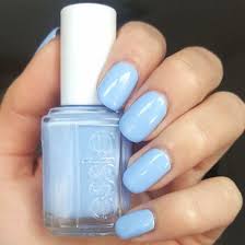 Nail Polish Tumblr Nails Light Blue Essie Wheretoget