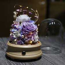 On the other hand, flowers in a bouquet need to be cut regularly and put in a vase to remain fresh. China Long Lasting Preserved Roses Preserved Flower In Glass Dome With Light And Bluetooth Speaker Music Box China Preserved Flower Rose And Valentines Day Price