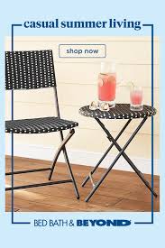Parisian Wicker Folding Chair In Black White Bed Bath Beyond Wicker Folding Chair Outdoor Entertaining Area