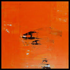 Just Another Masterpiece Orange Art Cool Artwork Abstract