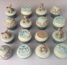Beautiful Bear Cupcake Toppers Baby Shower Cupcake Cake Baby Boy Cupcakes Baby Shower Cupcakes