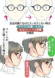 アタリの取り方 レンズの塗り方まで完全解説 メガネの描き方 イラストの描き方 まとめ hot to draw glasses illustration tutorial 描き方 塗り方 目のスケッチ