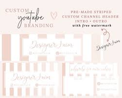 Youtube Banner Personalized Youtube Youtube End Slate Youtube Intro Slate Youtube Cover Custom Youtube Package Branding Channel Art In 2020 Youtube Banners Header Banner Custom Branding