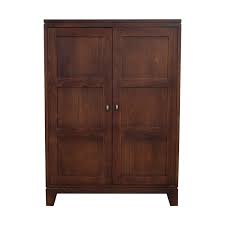 Shelf depth 16.75 about 10 years old. 90 Off Ethan Allen Ethan Allen Two Drawer Tv Armoire Storage