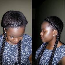You can weave these large afro bunches, which create voluminous hairstyles, on hair, the length of which starts from 6 cm. Goddess Braid Protective Hairstyle Hair Beauty Trend